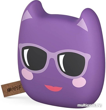 Портативное зарядное устройство Hiper Zoo 8000 Blueberry (фиолетовый)