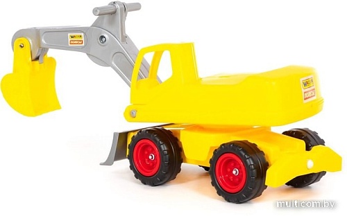 Игрушечный транспорт Полесье Мега-экскаватор колесный 66220