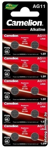 Батарейки Camelion AG11 10 шт. [AG11-BP10]