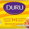 Косметика по уходу за телом Duru Крем-мыло 1+1 Сочный персик &amp; Знойное манго 80 г