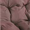 Подвесное кресло M-Group Для двоих Люкс 11510205 (коричневый ротанг/коричневая подушка)