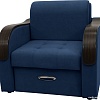 Кресло Сириус Лидер-1 НПБ 105x110 (Eva 22 велюр синий)