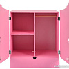 Шкаф для кукол Leader Toys Diamond Star c дизайнерским звездным принтом 74219 (розовый)