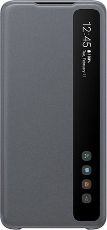 Чехол Samsung Smart Clear View Cover для Galaxy S20 Ultra (серый)