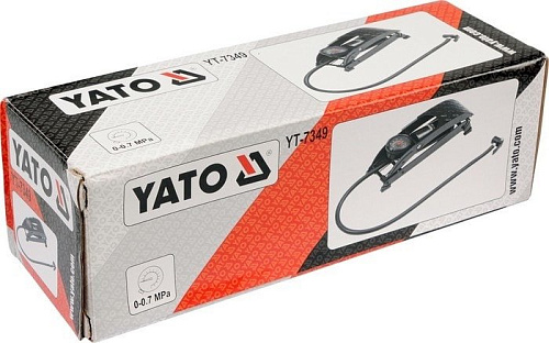 Насос ножной велосипедный Yato YT-7349