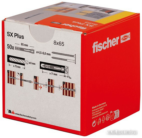 Fischer SX Plus 8X65 568108 (50 шт)