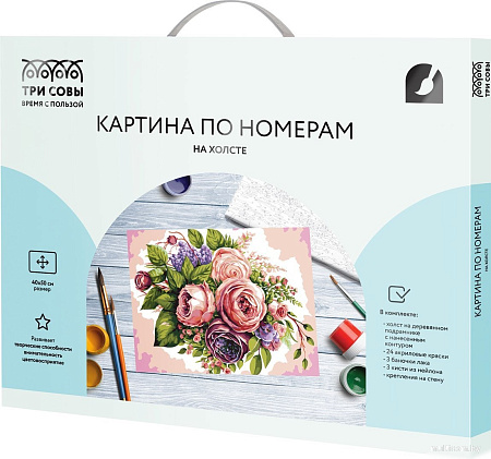 Три совы Цветочная композиция КХ4050_53909