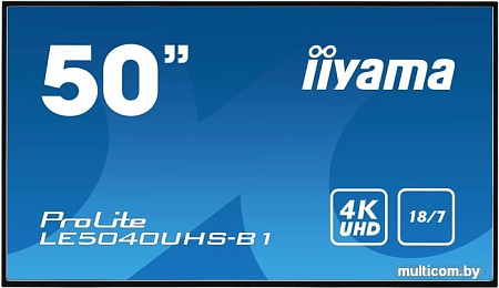 Информационная панель Iiyama LE5040UHS-B1