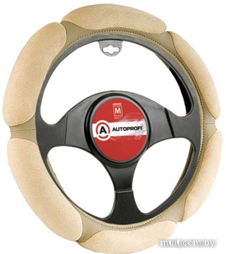 Оплетка на руль Autoprofi SP-5026 BE (M) (бежевый)