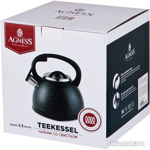 Чайник со свистком Agness 907-044