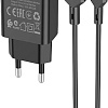Сетевое зарядное Borofone BA68A Lightning (черный)