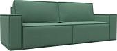 Диван Лига диванов Куба Лайт 129437 (рогожка амур 11 зеленый)