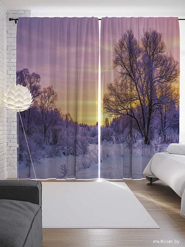 JoyArty Снежный закат p_15753