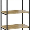 Стеллаж Трия Лофт тип 1 600 (черный/дуб крафт золотой)