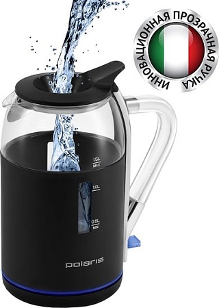 Электрический чайник Polaris PWK 1563CGL Water Way Pro (черный)