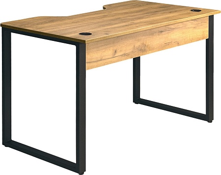 Геймерский стол Millwood Лофт Гонконг ДТ-3 120x70x75 (дуб золотой Craft/металл черный)