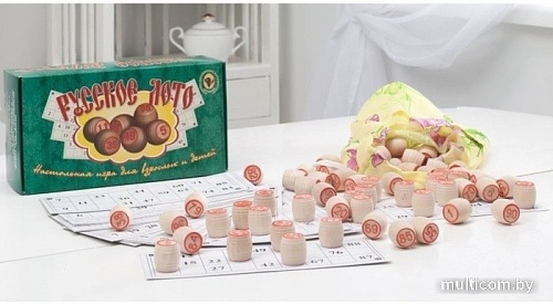 Настольная игра Объедовская фабрика Игрушки Русское лото 004-07