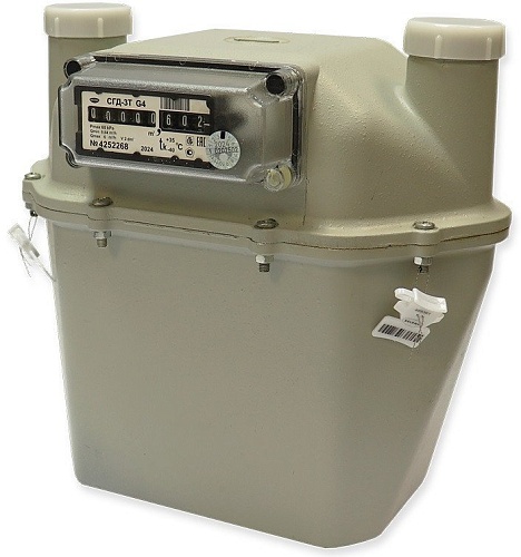 Счетчик газа БелОМО СГД-3Т-1-2-G4 (правый)