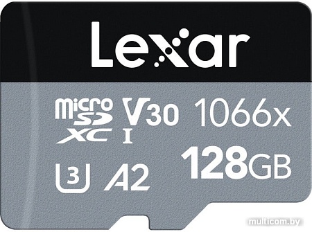 Карта памяти Lexar microSDXC LMS1066128G-BNANG 128GB (с адаптером)