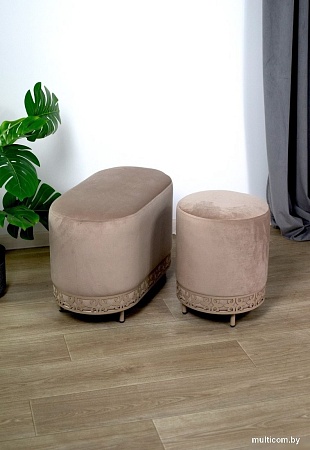 Пуфик Sheffilton SHT-B20-1 (латте/кофейный)