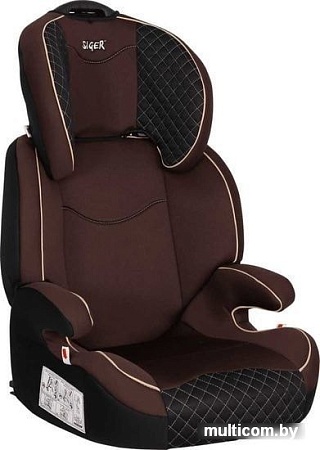 Детское автокресло Siger Вега Fix (коричневый)
