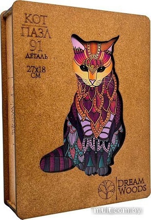 Пазл Dream Woods Кот P-004 (91 эл)