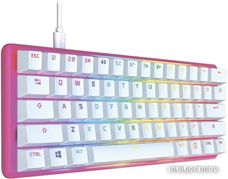 Клавиатура HyperX Alloy Origins 60 Pink (HyperX Aqua)