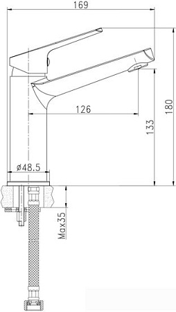 Смеситель Cersanit Flavis 63037