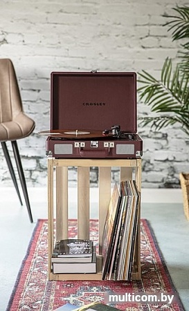 Виниловый проигрыватель Crosley Cruiser Deluxe Burgundy