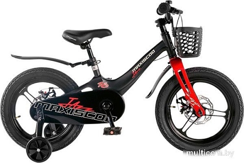 Детский велосипед Maxiscoo Jazz Pro 16 2025 MSC-J1645P (обсидиан)