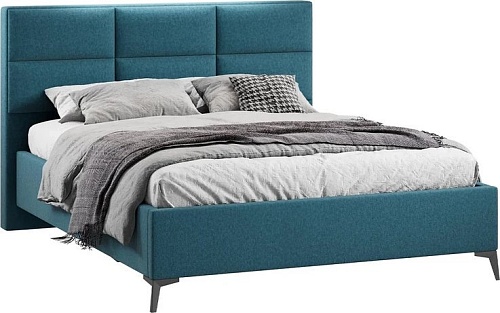 Кровать Трия Делана Тип 1 с подъемным механизмом 160x200 (микровелюр Jercy Izumrud)