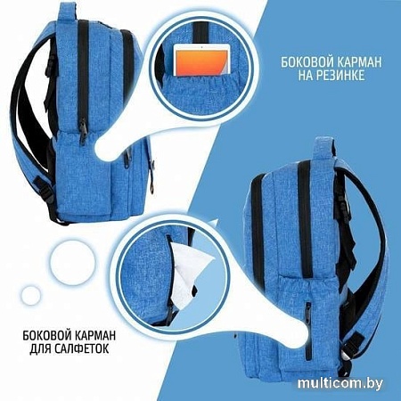 Рюкзак для мамы Nuovita CapCap Tour (голубой)