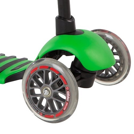 Трехколесный самокат Yvolution Glider Deluxe (зеленый)