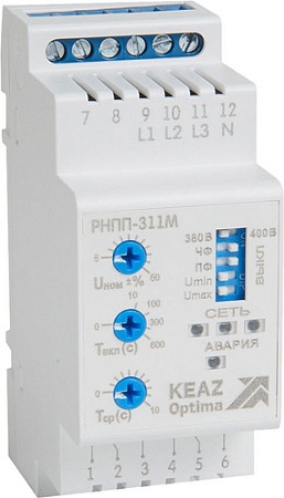 Реле напряжения КЭАЗ OptiDin РНПП-311М-УХЛ4 114060