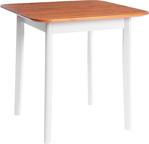 Кухонный стол TetChair Sonata Lux 75x75x75 (антик/белый)