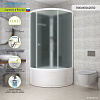 Душевая кабина Domani-Spa Eco Simple 99 High 90x90 DS01EcSm99HBM00-V1.2