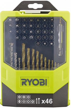 Набор бит Ryobi RAK46MiXC (46 предметов)