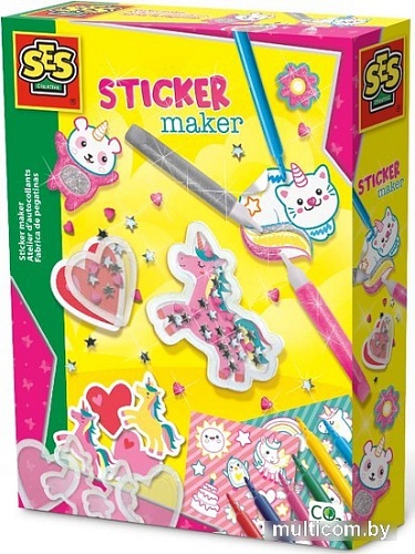 Набор для создания поделок/игрушек SES Creative Создай свои собственные объемные наклейки 00107