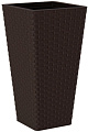 Кашпо Form-Plastic Rattana Slim FP-3900-070 (темно-коричневый)