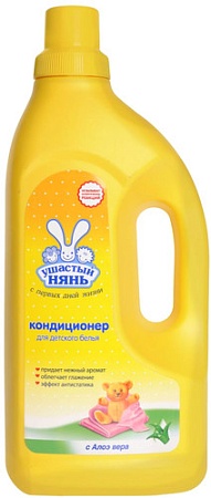 Кондиционер для белья Ушастый нянь для детского белья с Алоэ-вера (1.2 л)