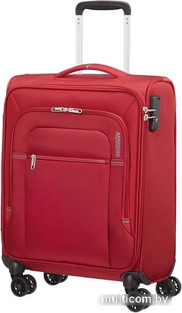 Чемодан-спиннер American Tourister Crosstrack Red/Grey 55 см (4 колеса)