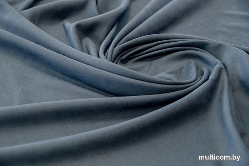 Комплект штор Decoretto Нубук Джинсовый НДС-К25 4.5x2.7 м (синий, 2 шт)