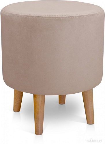 Пуфик Mio Tesoro Ронд (Amo 02/натуральное дерево)