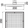 Верхний душ Nobili AD139/17CBM