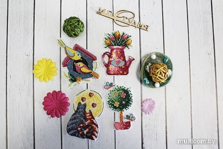 Набор для вышивания Жар-Птица Магнит. Времена года. Весна