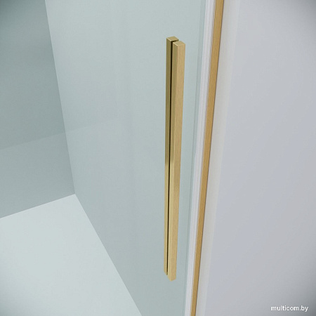 Душевой уголок Grossman Galaxy 100x90x195 120.K33.01.1090.32.00 (золото сатин/прозрачное стекло)