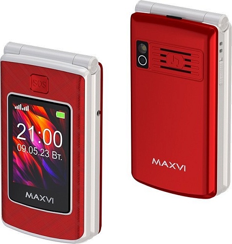Телефон Maxvi E28 (красный)