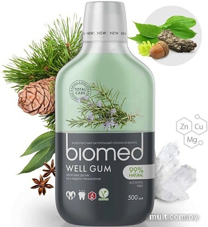 Ополаскиватель для полости рта biomed Well Gum 500 мл