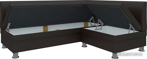 Угловой диван Mebelico Уют (коричневый)