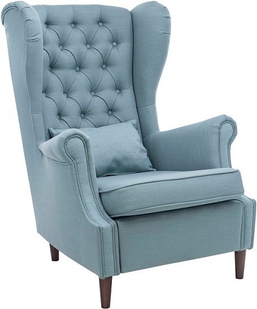 Интерьерное кресло Leset Винтаж Melva 72 (рогожка, голубой)